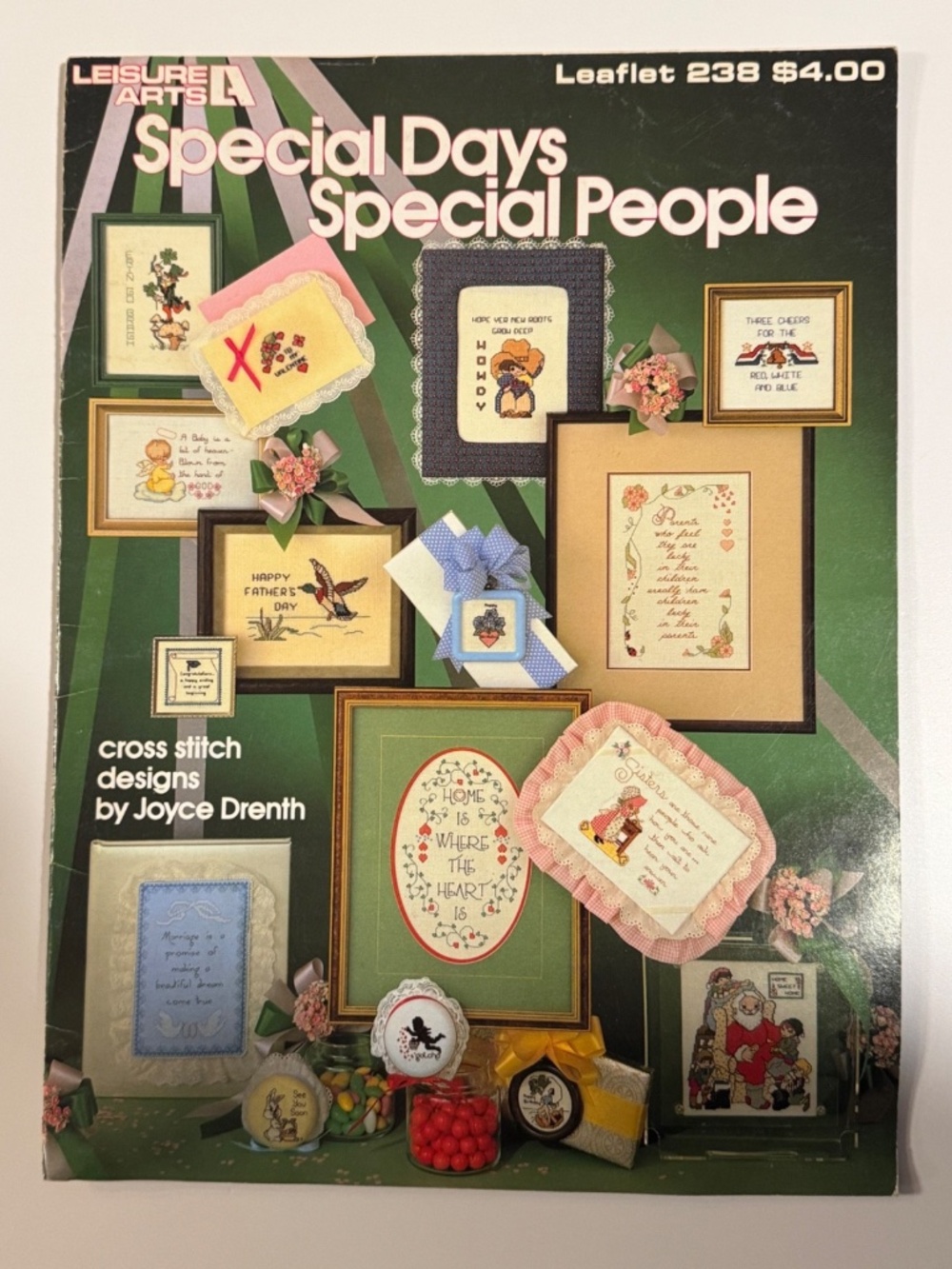 Special Days, Special People - Cross Stitch - Leisure Arts Leaflet 238 (1982)